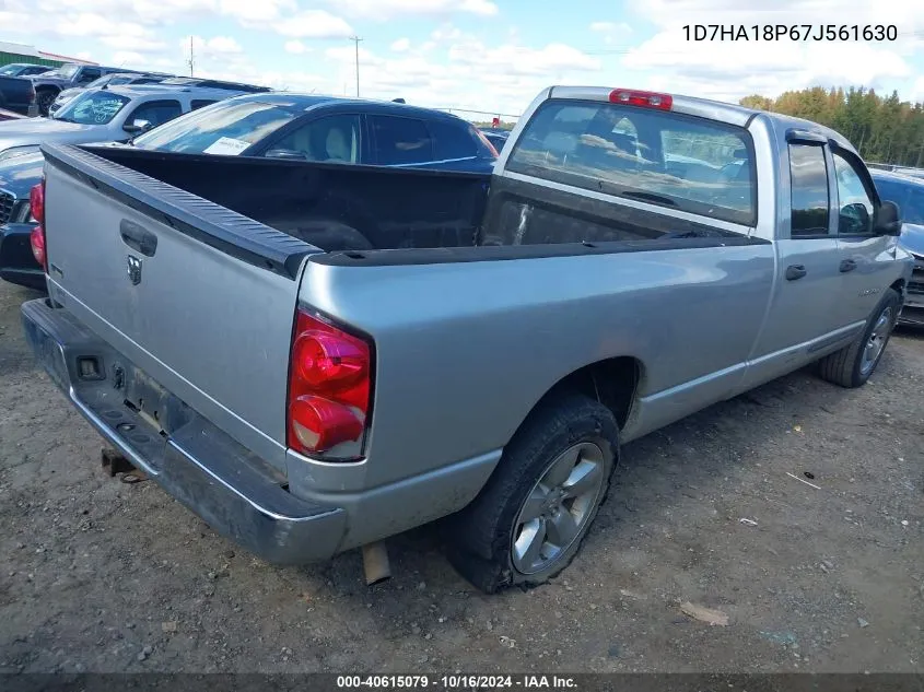 2007 Dodge Ram 1500 St VIN: 1D7HA18P67J561630 Lot: 40615079