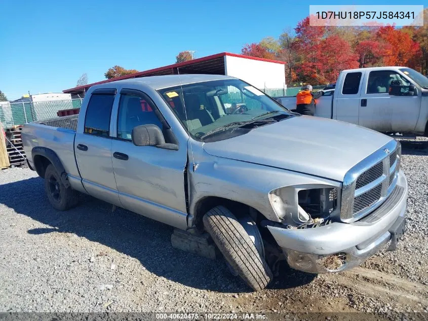 2007 Dodge Ram 1500 Slt/Trx4 Off Road/Sport VIN: 1D7HU18P57J584341 Lot: 40620475