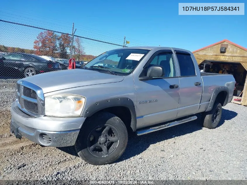 2007 Dodge Ram 1500 Slt/Trx4 Off Road/Sport VIN: 1D7HU18P57J584341 Lot: 40620475