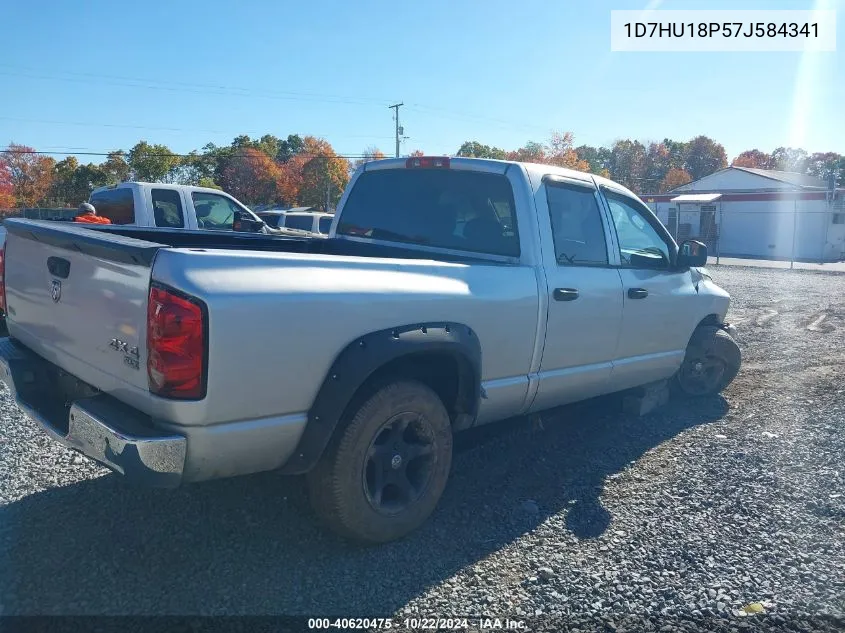 2007 Dodge Ram 1500 Slt/Trx4 Off Road/Sport VIN: 1D7HU18P57J584341 Lot: 40620475