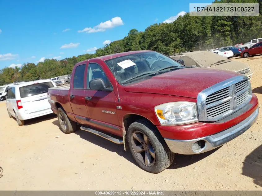 2007 Dodge Ram 1500 Slt VIN: 1D7HA18217S100527 Lot: 40629112