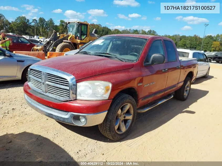 2007 Dodge Ram 1500 Slt VIN: 1D7HA18217S100527 Lot: 40629112