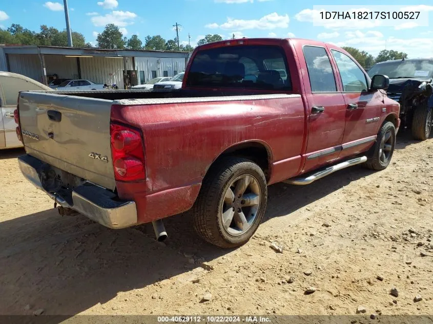 2007 Dodge Ram 1500 Slt VIN: 1D7HA18217S100527 Lot: 40629112