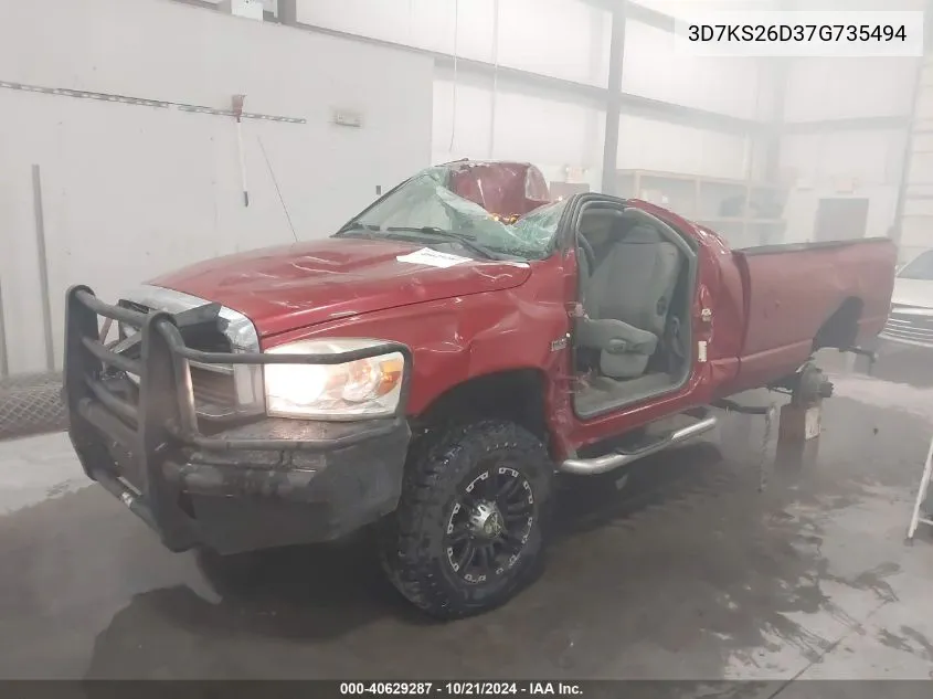 2007 Dodge Ram 2500 St/Slt VIN: 3D7KS26D37G735494 Lot: 40629287