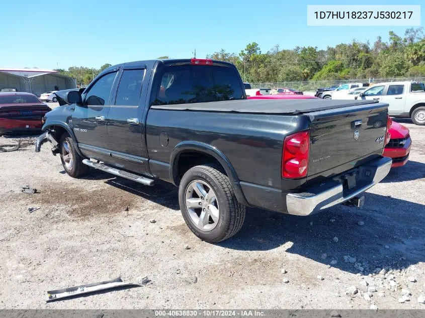 2007 Dodge Ram 1500 Slt/Trx4 Off Road/Sport VIN: 1D7HU18237J530217 Lot: 40638830