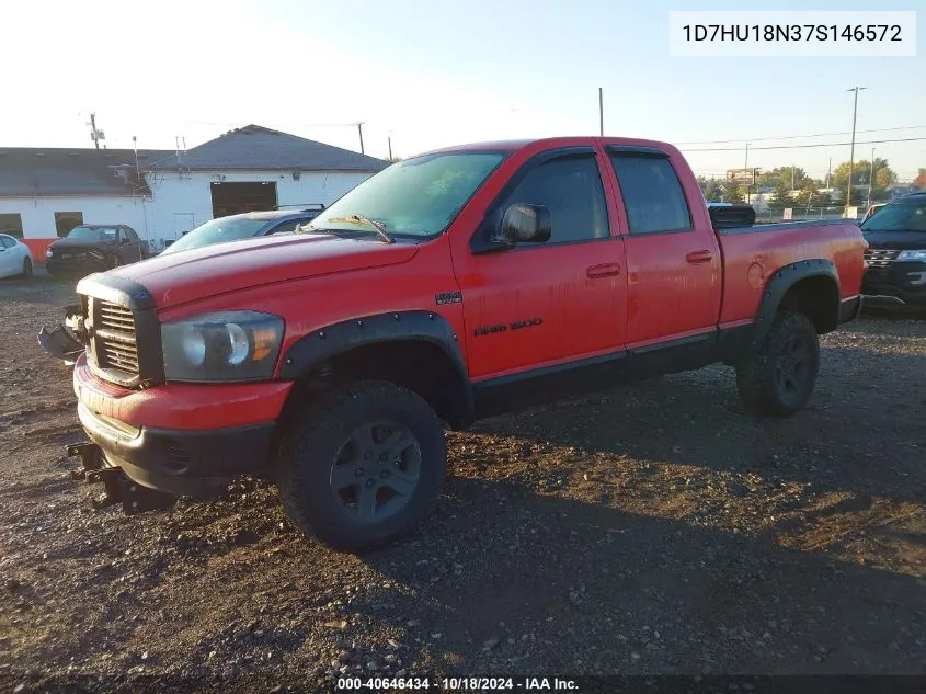 2007 Dodge Ram 1500 Slt/Trx4 Off Road/Sport VIN: 1D7HU18N37S146572 Lot: 40646434