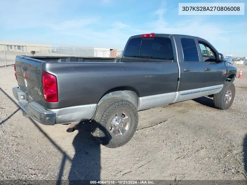 3D7KS28A27G806008 2007 Dodge Ram 2500 Laramie