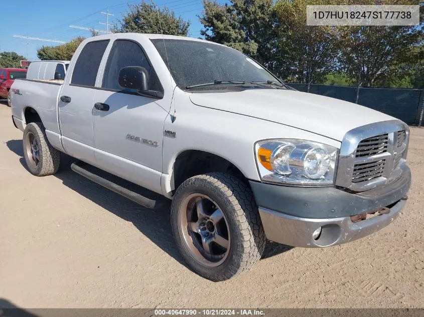 2007 Dodge Ram 1500 Slt/Trx4 Off Road/Sport VIN: 1D7HU18247S177738 Lot: 40647990