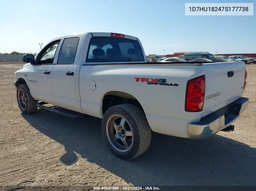 2007 Dodge Ram 1500 Slt/Trx4 Off Road/Sport VIN: 1D7HU18247S177738 Lot: 40647990