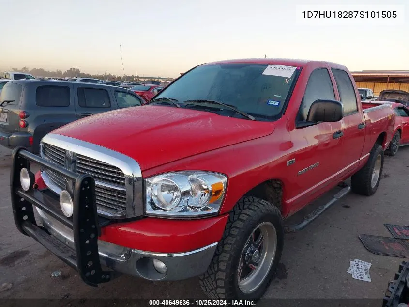 2007 Dodge Ram 1500 St/Slt VIN: 1D7HU18287S101505 Lot: 40649636