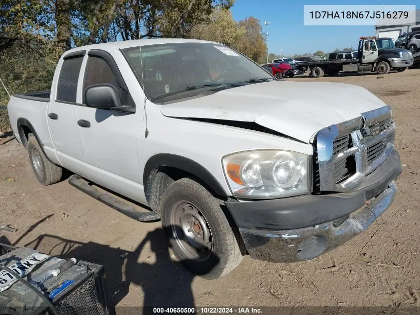 2007 Dodge Ram 1500 St VIN: 1D7HA18N67J516279 Lot: 40650500