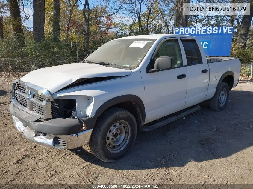 2007 Dodge Ram 1500 St VIN: 1D7HA18N67J516279 Lot: 40650500