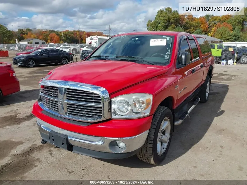 2007 Dodge Ram 1500 Slt/Trx4 Off Road/Sport VIN: 1D7HU18297S102808 Lot: 40651289