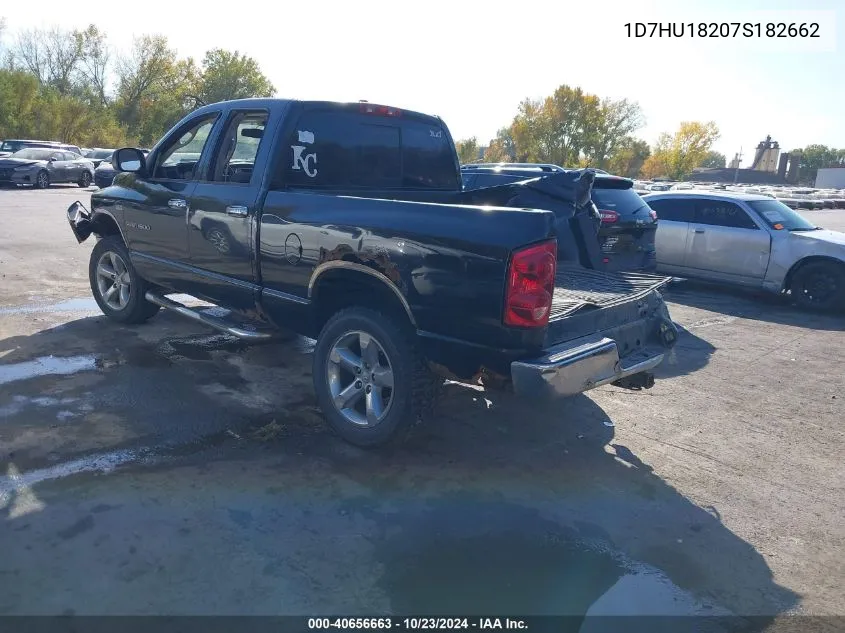 2007 Dodge Ram 1500 Slt/Trx4 Off Road/Sport VIN: 1D7HU18207S182662 Lot: 40656663