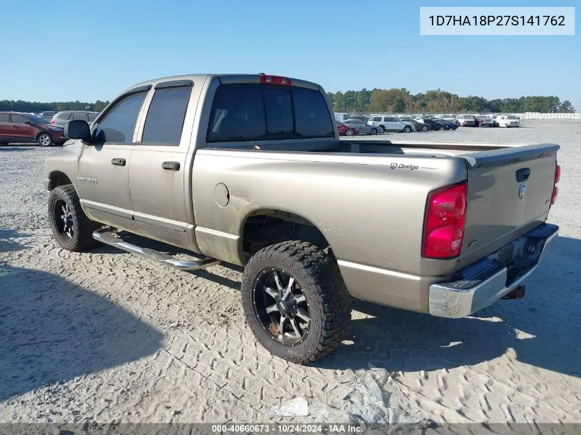 2007 Dodge Ram 1500 Slt VIN: 1D7HA18P27S141762 Lot: 40660673