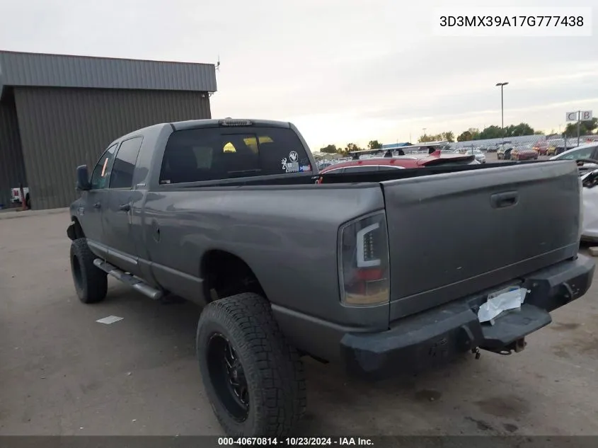 3D3MX39A17G777438 2007 Dodge Ram 3500 Laramie