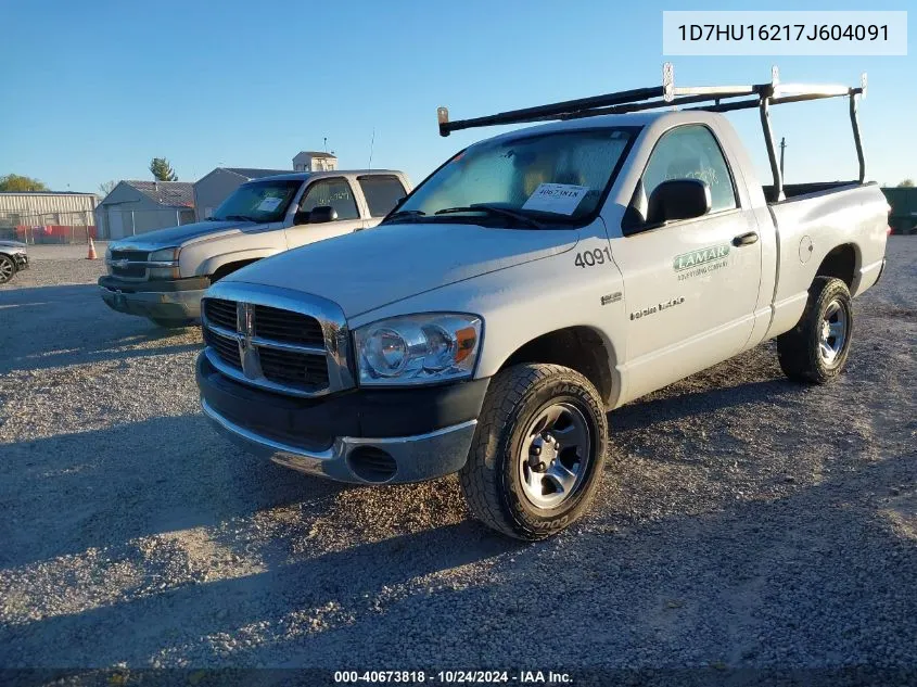 2007 Dodge Ram 1500 St VIN: 1D7HU16217J604091 Lot: 40673818