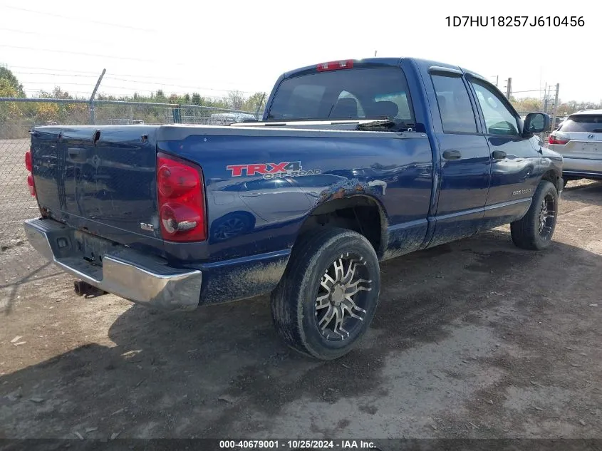 2007 Dodge Ram 1500 Slt/Trx4 Off Road/Sport VIN: 1D7HU18257J610456 Lot: 40679001