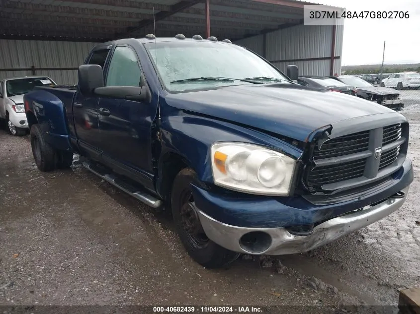 2007 Dodge Ram 3500 Slt/Sport VIN: 3D7ML48A47G802706 Lot: 40682439