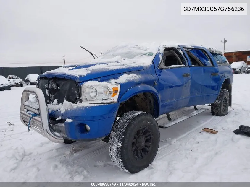 2007 Dodge Ram 3500 Laramie VIN: 3D7MX39C57G756236 Lot: 40690749