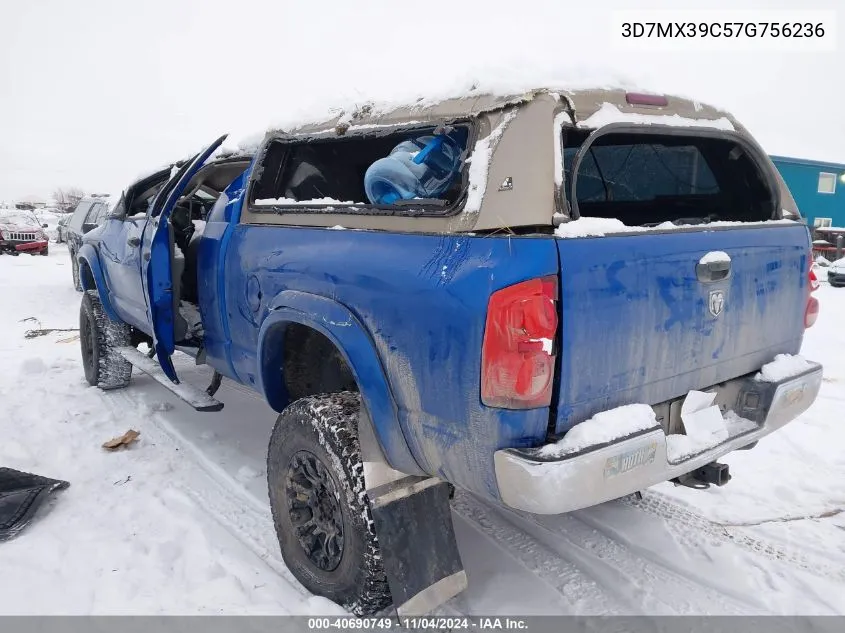 2007 Dodge Ram 3500 Laramie VIN: 3D7MX39C57G756236 Lot: 40690749