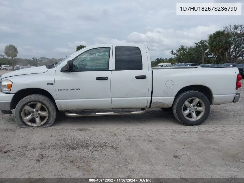 2007 Dodge Ram 1500 Slt/Trx4 Off Road/Sport VIN: 1D7HU18267S236790 Lot: 40712952