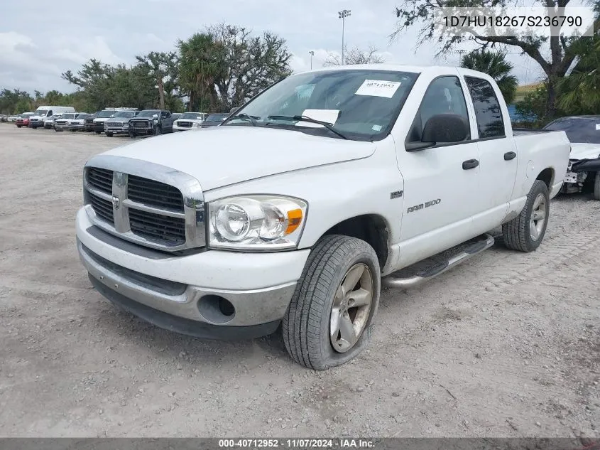 2007 Dodge Ram 1500 Slt/Trx4 Off Road/Sport VIN: 1D7HU18267S236790 Lot: 40712952