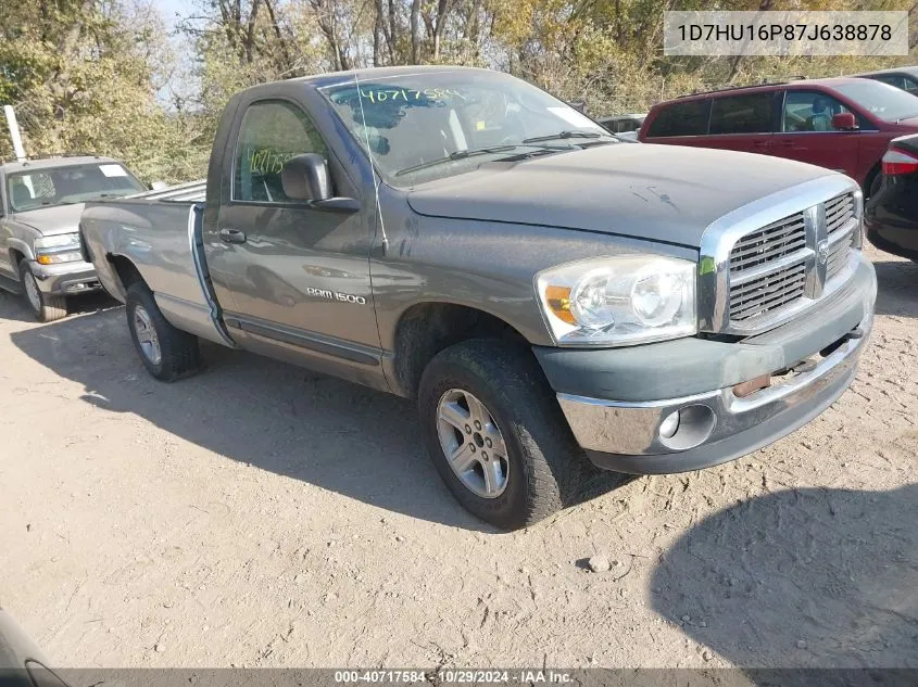 2007 Dodge Ram 1500 Slt/Trx4 Off Road VIN: 1D7HU16P87J638878 Lot: 40717584