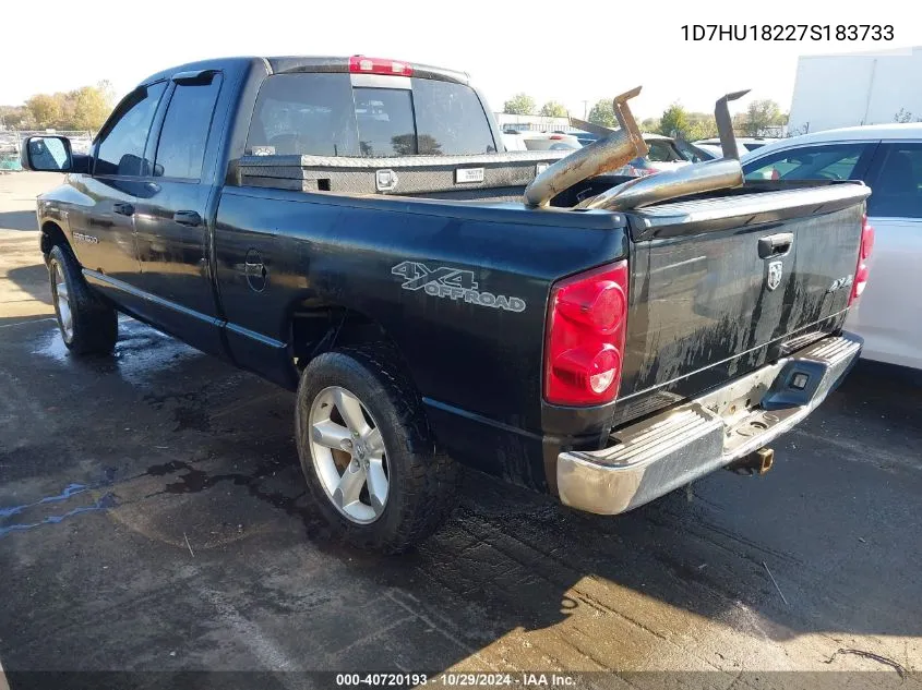 2007 Dodge Ram 1500 Slt/Trx4 Off Road/Sport VIN: 1D7HU18227S183733 Lot: 40720193