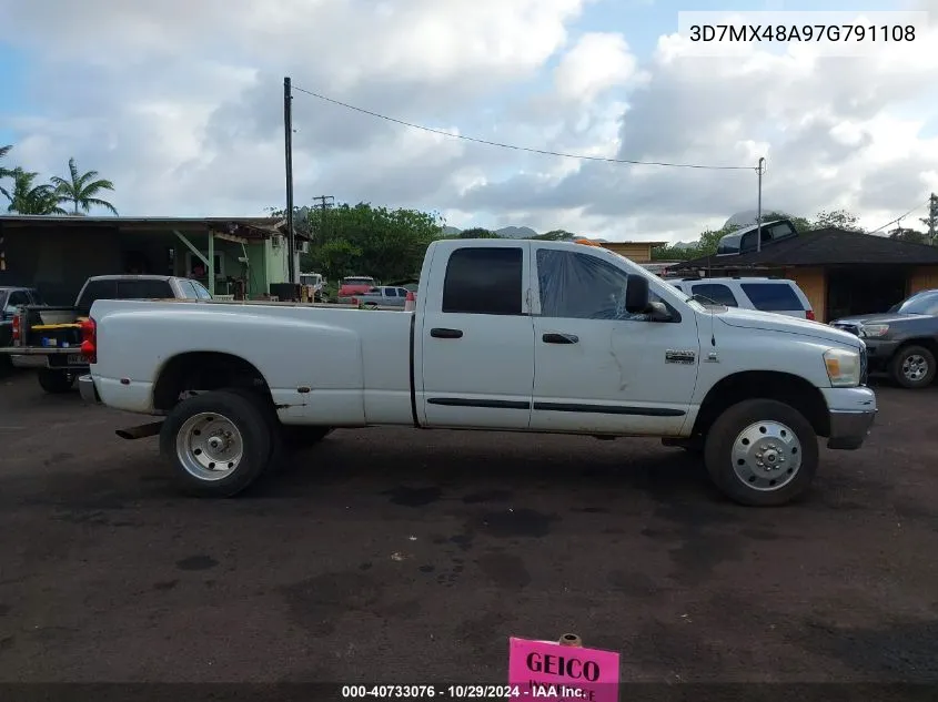 2007 Dodge Ram 3500 Slt/Sport VIN: 3D7MX48A97G791108 Lot: 40733076