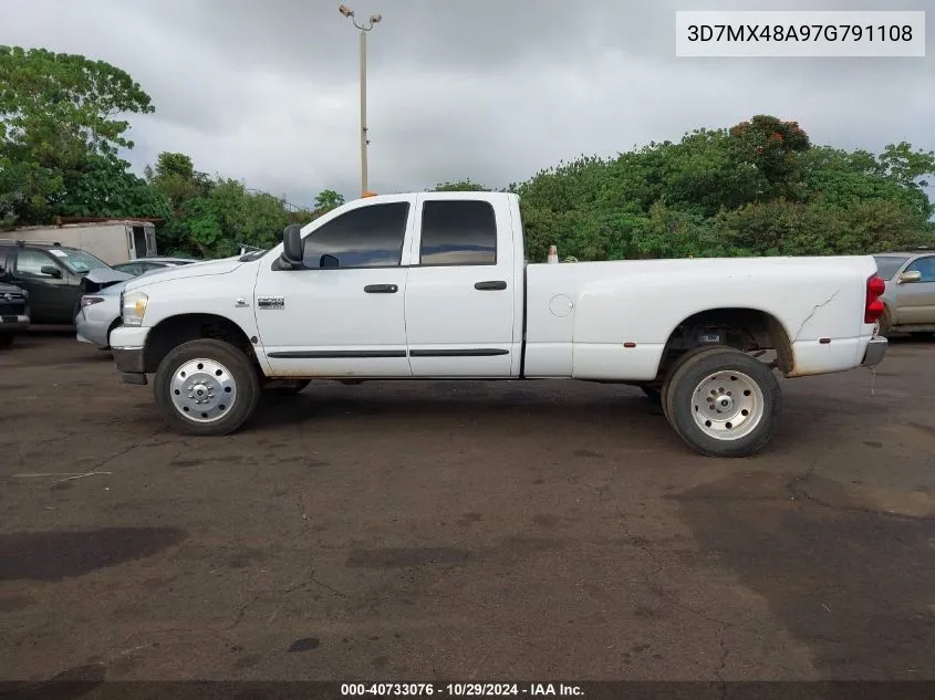 2007 Dodge Ram 3500 Slt/Sport VIN: 3D7MX48A97G791108 Lot: 40733076