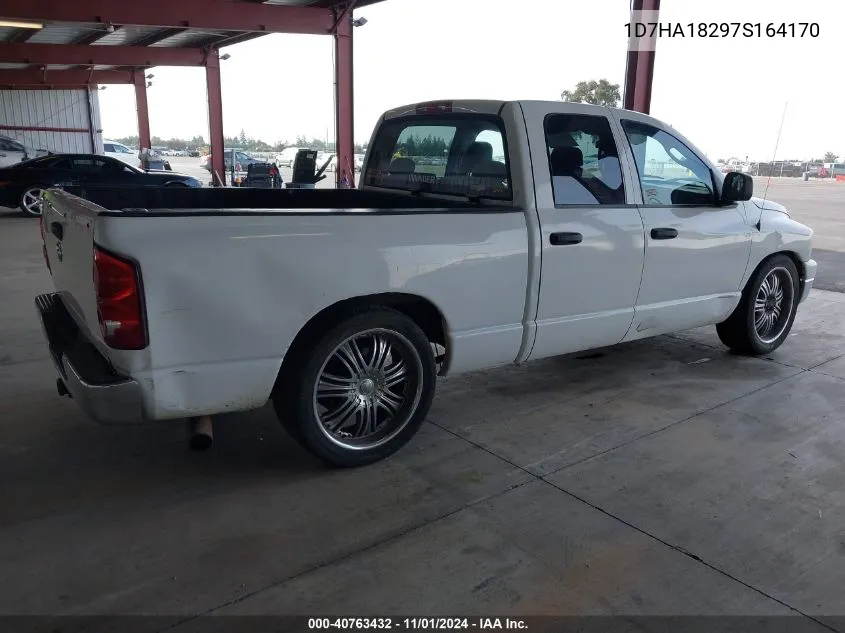 2007 Dodge Ram 1500 Slt VIN: 1D7HA18297S164170 Lot: 40763432