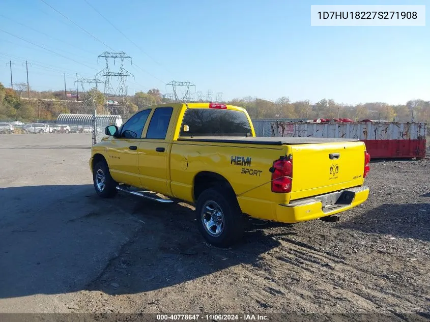 2007 Dodge Ram 1500 St/Slt VIN: 1D7HU18227S271908 Lot: 40778647