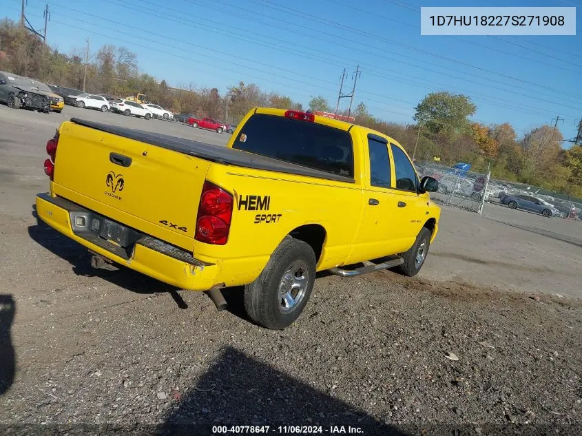 2007 Dodge Ram 1500 St/Slt VIN: 1D7HU18227S271908 Lot: 40778647