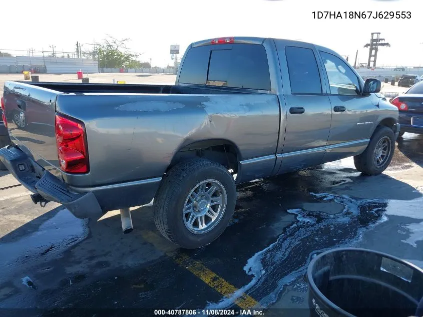 2007 Dodge Ram 1500 St VIN: 1D7HA18N67J629553 Lot: 40787806