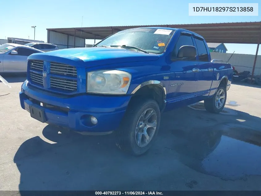 2007 Dodge Ram 1500 Slt/Trx4 Off Road/Sport VIN: 1D7HU18297S213858 Lot: 40792273