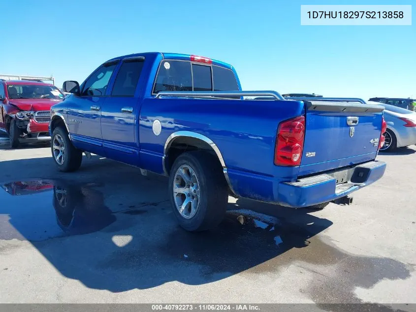 2007 Dodge Ram 1500 Slt/Trx4 Off Road/Sport VIN: 1D7HU18297S213858 Lot: 40792273