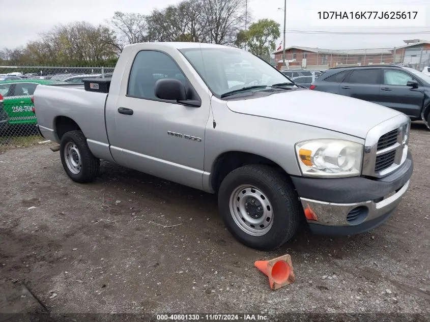 2007 Dodge Ram 1500 St VIN: 1D7HA16K77J625617 Lot: 40801330