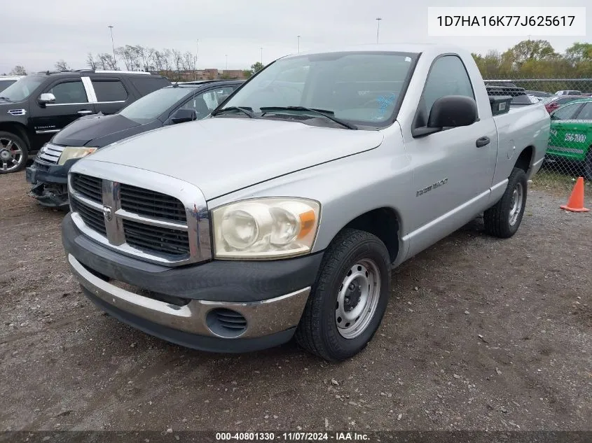 2007 Dodge Ram 1500 St VIN: 1D7HA16K77J625617 Lot: 40801330