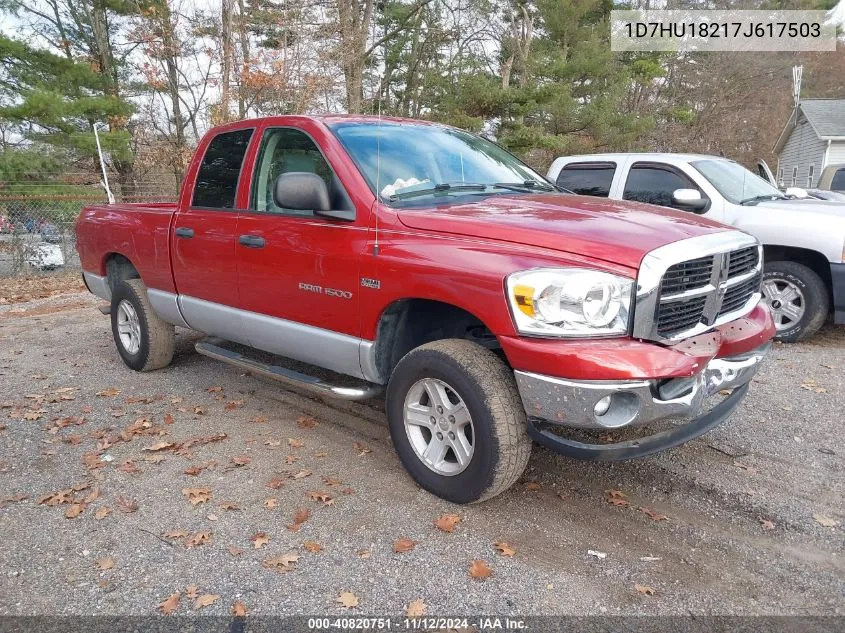 1D7HU18217J617503 2007 Dodge Ram 1500 Slt/Trx4 Off Road/Sport