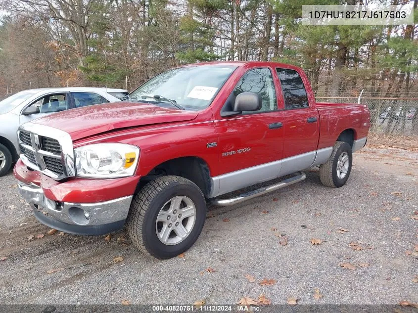 1D7HU18217J617503 2007 Dodge Ram 1500 Slt/Trx4 Off Road/Sport