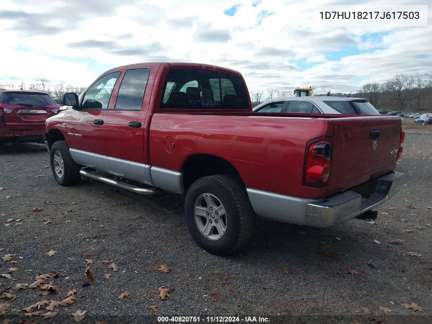 1D7HU18217J617503 2007 Dodge Ram 1500 Slt/Trx4 Off Road/Sport