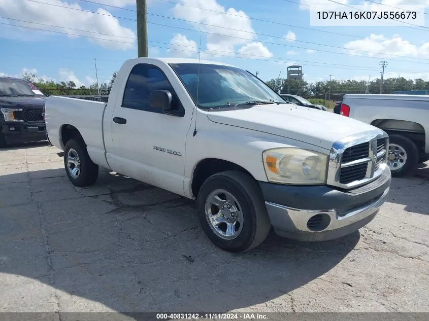 2007 Dodge Ram 1500 St VIN: 1D7HA16K07J556673 Lot: 40831242