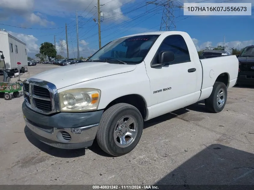 2007 Dodge Ram 1500 St VIN: 1D7HA16K07J556673 Lot: 40831242