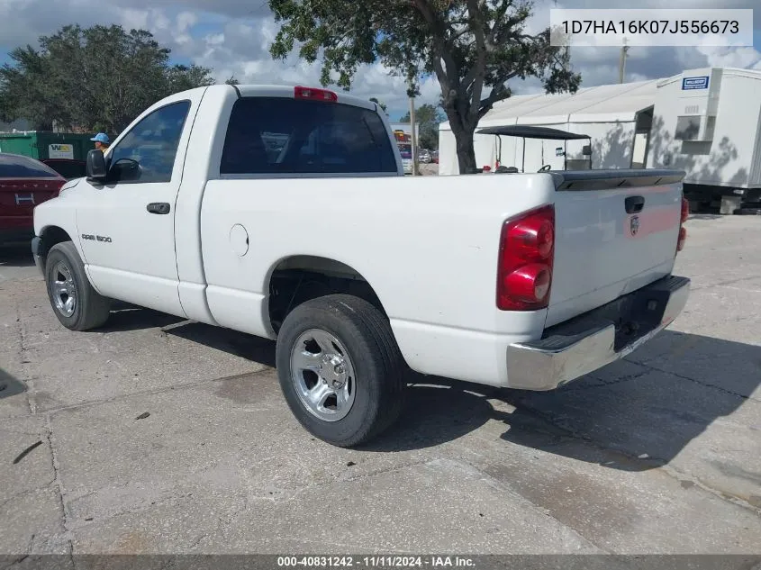 2007 Dodge Ram 1500 St VIN: 1D7HA16K07J556673 Lot: 40831242