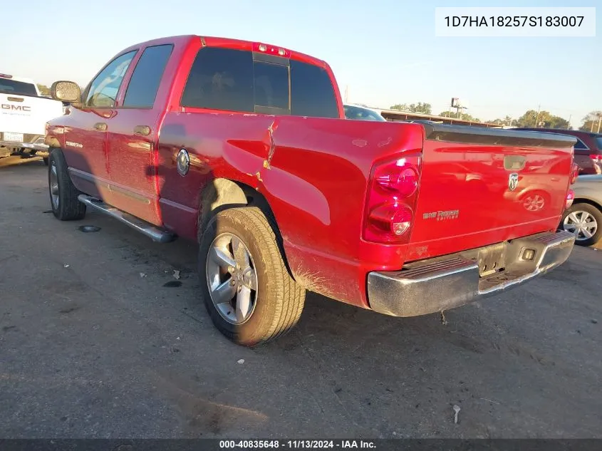 1D7HA18257S183007 2007 Dodge Ram 1500 Slt