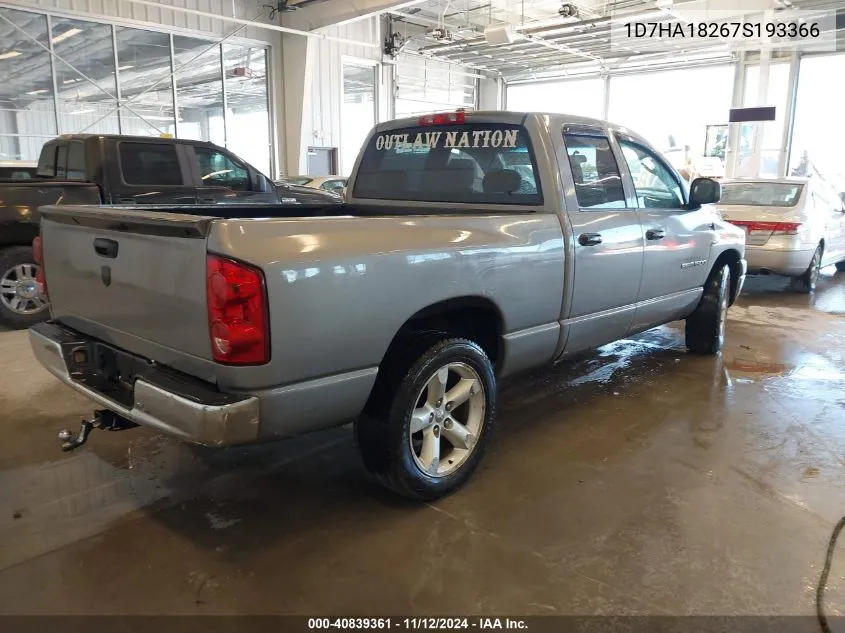 1D7HA18267S193366 2007 Dodge Ram 1500 Slt