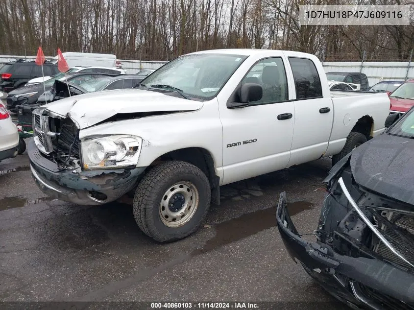 2007 Dodge Ram 1500 St VIN: 1D7HU18P47J609116 Lot: 40860103