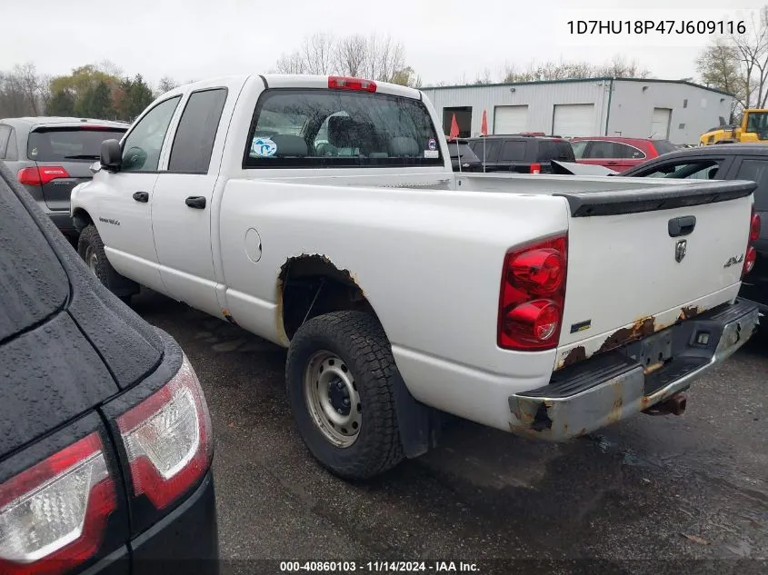 2007 Dodge Ram 1500 St VIN: 1D7HU18P47J609116 Lot: 40860103