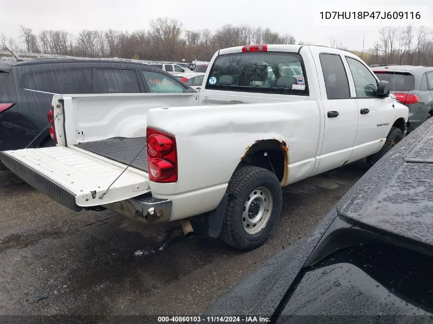 2007 Dodge Ram 1500 St VIN: 1D7HU18P47J609116 Lot: 40860103